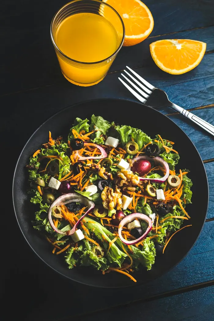 Salada colorida